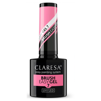 Claresa Easy Brush Gel Gel na nehty ve štětci 7 Dark Pink Pink 5g