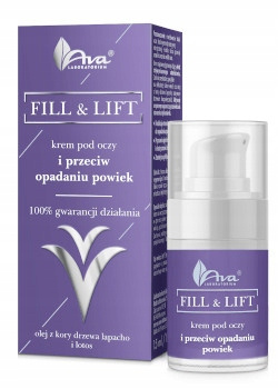 AVA Fill & Lift oční krém a antiptóza kolem očí 15 ml