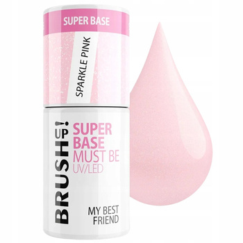Brush Up By Maxineczka Super Base Acid-Free Hybrid Base Sparkle Pink 5g