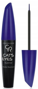 Tužka na oči Golden Rose Tužka na oči Cat's Eyes Waterproof Blue