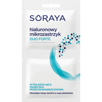 Soraya Hyaluronic Microinjection Duo vyhlazující pleťová maska 2x5ml