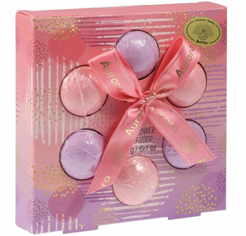 Aurora Dárková sada Šumivé bomby do koupele Scent of Lotus 6x30g