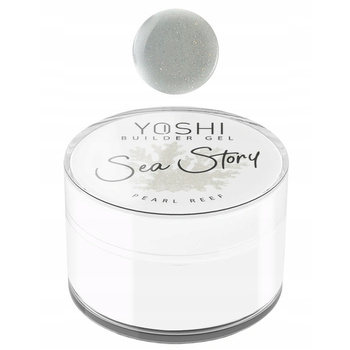 Yoshi UV LED Sea Story Pearl Peef Builder Gel se stříbrnými částicemi 15 ml