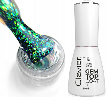 Clavier Gem Top Coat Shine Hybrydowy Emerald G05