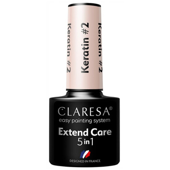 Claresa Extend Care 5v1 Keratin Hybrid Nail Base Nude Blush 2 5g