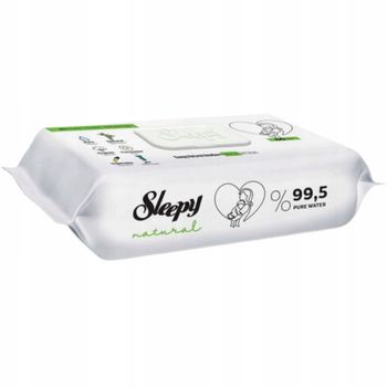 Sleepy Gentle vlhčené ubrousky pro děti Extrakt z okurky 60 ks