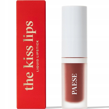 Paese The Kiss Lips Matte Liquid Lipstick Creamy 04 Rusty Red