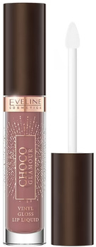 Eveline Choco Glamour Vinyl Liquid Lipstick Glossy Lips 01 Ruby