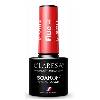 Claresa Hybridní lak na nehty Fluo 4 5g