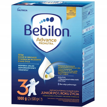 Bebilon Advence upravené mléko Next pro děti Junior 3 1000g