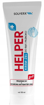 SOLVERX HELPER Krémový antibakteriální gel na ruce 100m