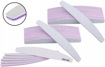 Pilník na nehty Boat Zebra 180/240 x 50 KS