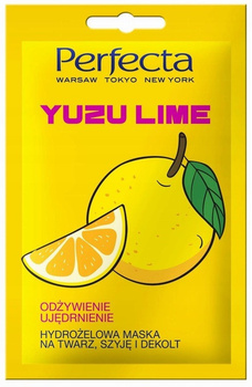 PERFECTA Yuzu Lime hydrogelová pleťová maska