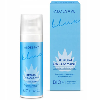 Aloesove Blue okluzivní hydratační sérum na obličej zvláčňující aloe 30 ml