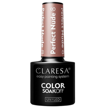Claresa Perfect Nude 8 Hybridní lak na nehty 5g
