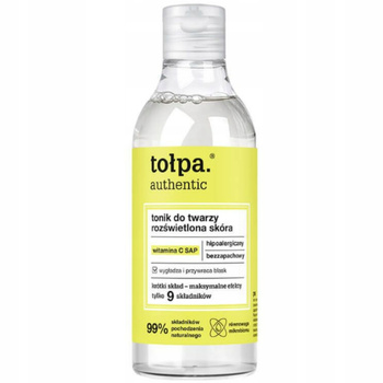Tołpa Authentic Rozjasňující pleťové tonikum s vitamínem C vyhlazuje 200 ml