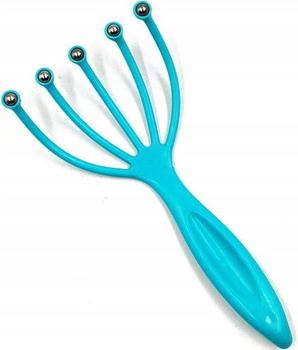 Masážní přístroj na pokožku hlavy, typ hrábí na pleťové vody