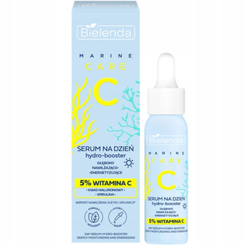 Bielenda Marine Care Serum Hydro Booster Deeply Moisturizes Energizes 30 ml