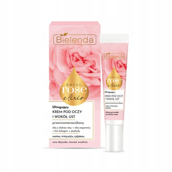 Bielenda Royal Rose Elixir krém na oči a rty proti vráskám