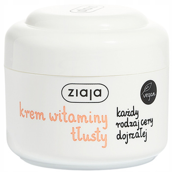 Ziaja Olejový výživný krém na obličej s vitamínem E F a D-panthenolem 50 ml