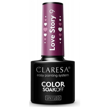 Claresa Hybridní lak na nehty Love Story 9 5g