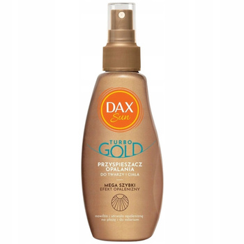 Dax Sun Turbo Gold opalovací urychlovač na obličej a tělo ve spreji 200 ml