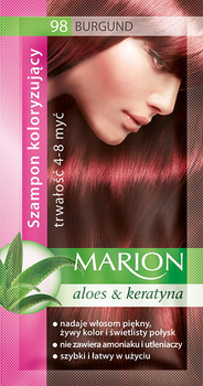 Marion Szamponetka Coloring Shampoo 98 Burgundy 4-8 Wash Luminous