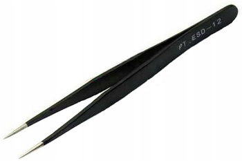 Profesionální rovné pinzety na prodlužování řas