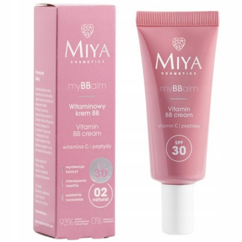 Miya myBBalm Rozjasňující BB krém s vitamínem C a SPF 30 02 Natural 30 ml