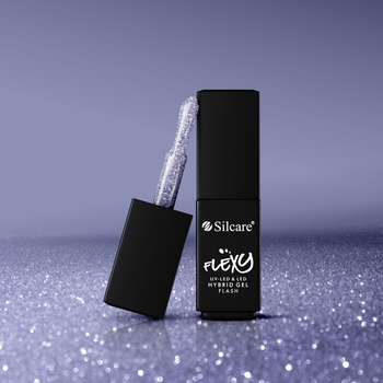 Silcare Flexy Hybrid Hybrid Varnish Flash Blue