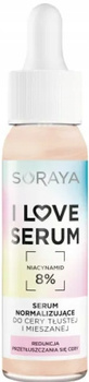 Soraya I Love Normalizing Serum 8% Niacinamid pro mastnou smíšenou pleť 30 ml