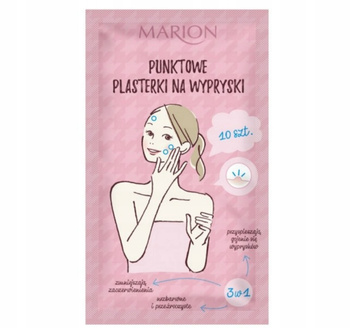 Marion Sušící zklidňující náplasti na akné Sada 10 kusů