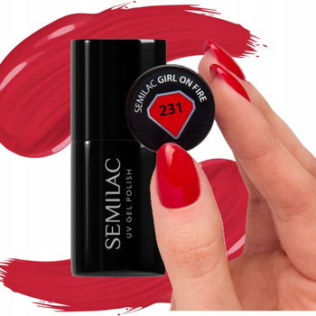 Semilac Hybridní lak na nehty Girl On Fire 231 7ml