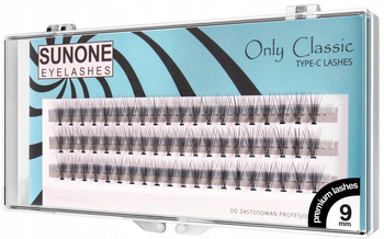 SUNONE Umělé řasy Silk Tufts 9mm 60ks/C
