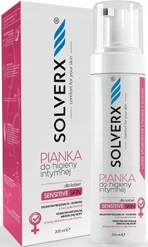SOLVERX Pěna pro intimní hygienu pro ženy