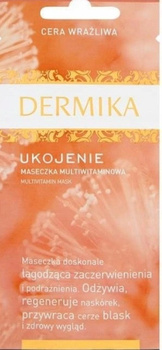 Zklidňující multivitaminová maska ​​Dermika Sensitive