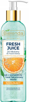 Bielenda Fresh Juice Micelární mycí gel na obličej oranžový