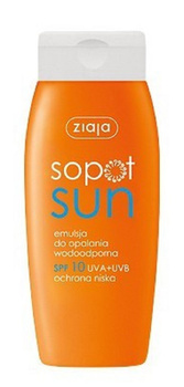 Voděodolná opalovací emulze Ziaja Sopot Sun SPF10