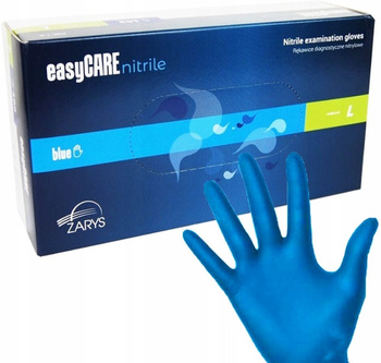 Easycare Nitrilové rukavice modré L 100 ks