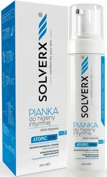 SOLVERX ATOPIC Pěna pro intimní hygienu 200ml