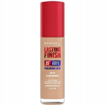 Rimmel Lasting Finish 35HR Moisturizing Face Foundation 150 Rose Vanilla