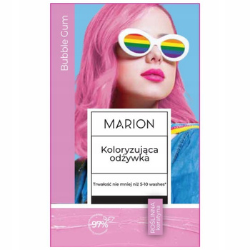 Marion Coloring Hair Conditioner 5-10 Wash Pink Bubble Gum 35ml