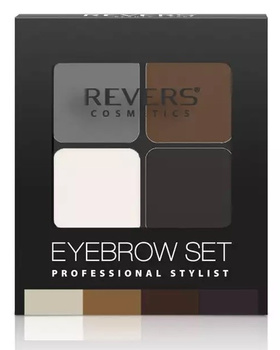 Revers EYEBROW SET STYLIST 3 Stíny na obočí a WAX 02
