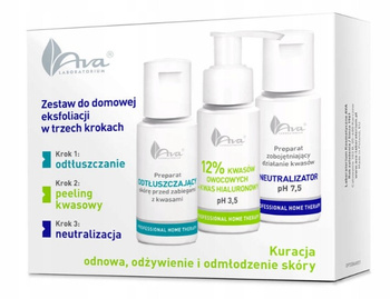 Ava domácí exfoliační sada ovocná kyselina