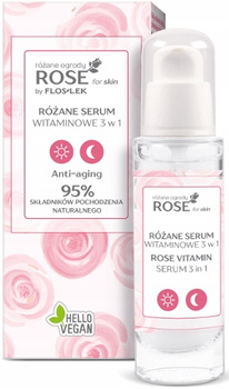 Flos-Lek růžové růžové vitamínové sérum 3v1 30ml