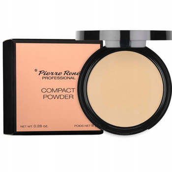 Pierre Rene Compact Powder Lehký matující pudr na obličej 03 Transparent 8g