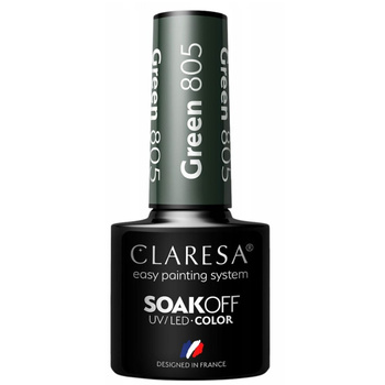 Claresa Take Me To The River Hybridní lak na nehty zelený 805 5g