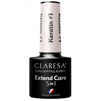 Claresa Extend Care 5v1 Keratin Hybrid Nail Base Nude Pink 1 5g