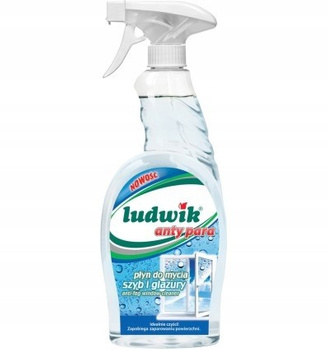 Ludwik Tekutý prostředek na čištění skleněných glazur proti zapaření 750 ml