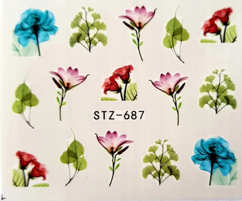 Nálepka na nehty na vodní bázi STZ-687